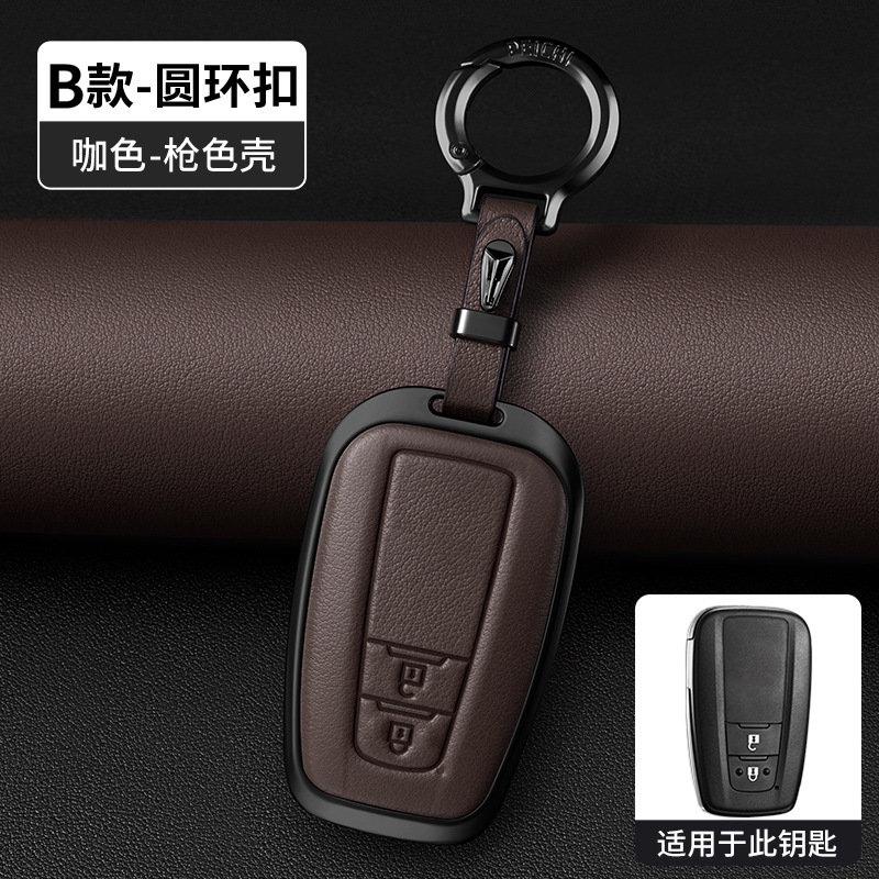 모델 B 브라운 [건 쉘 + 라운드 버클]