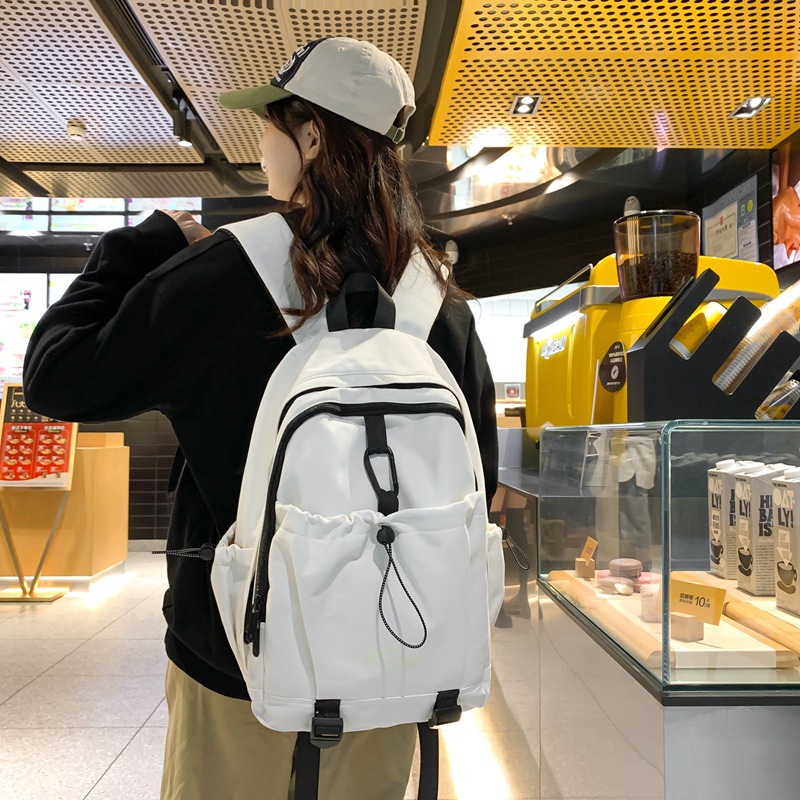 New niche design schoolbag female college student junior high school student large capacity travel backpack backpack computer bag
