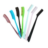 Маленькая пластиковая расческа, щетка для бровей для ресниц, база под макияж, оптовые продажи