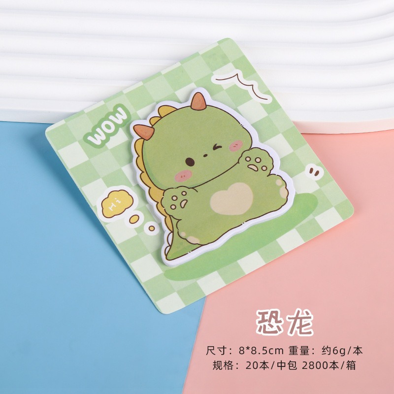 Ins dibujos animados personalizados adorables chicas corazón mensaje de papel de notas estudiantes alto valor facial N pegatinas