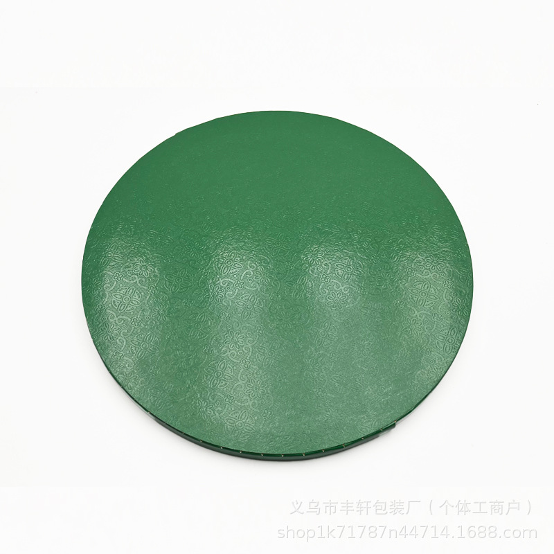 12mm de espesor base de pastel agujero de panal pastel almohadilla de papel corrugado pastel almohadilla redondo chasis de embalaje
