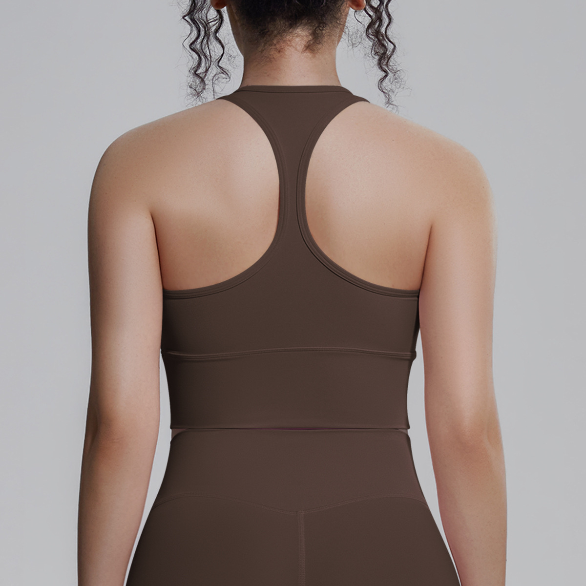 Nuevo transfronterizo sólido I-shaped hermosa espalda apretada ropa interior deportiva transpirable correr fitness yoga chaleco chaleco mujer image 5