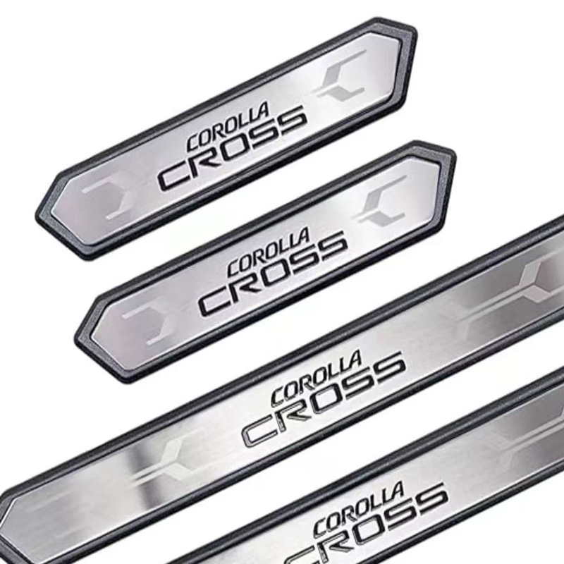 Suitable for 23-24 Toyota Yaris Welcome Pedal, 21 Corolla Modified Threshold Strip, Plastic Trunk Guard