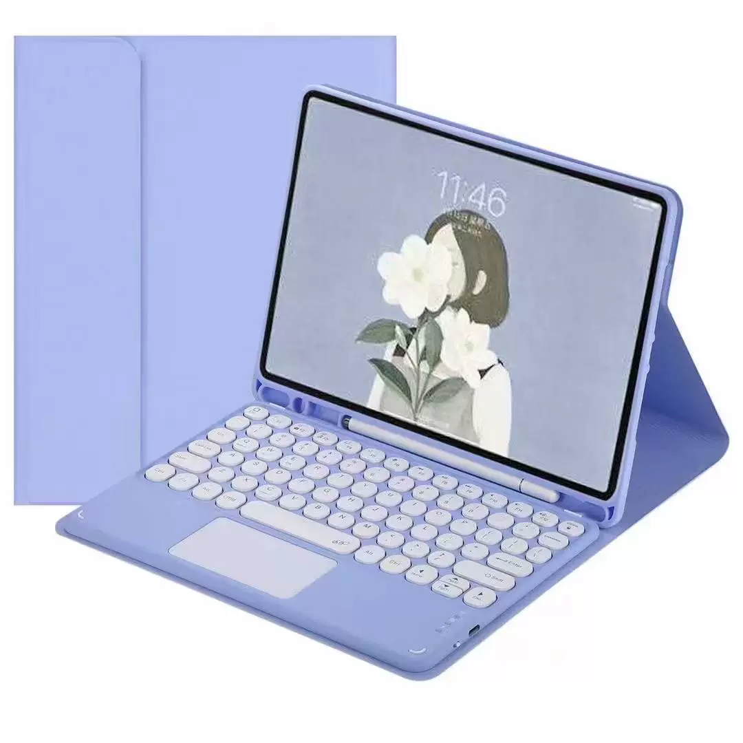 Подходящий твердый чехол для iPad Air11 Bluetooth с защитной крышкой, магнитный чехол для iPad11 (A16) круглая крышка с тач клавиатурой