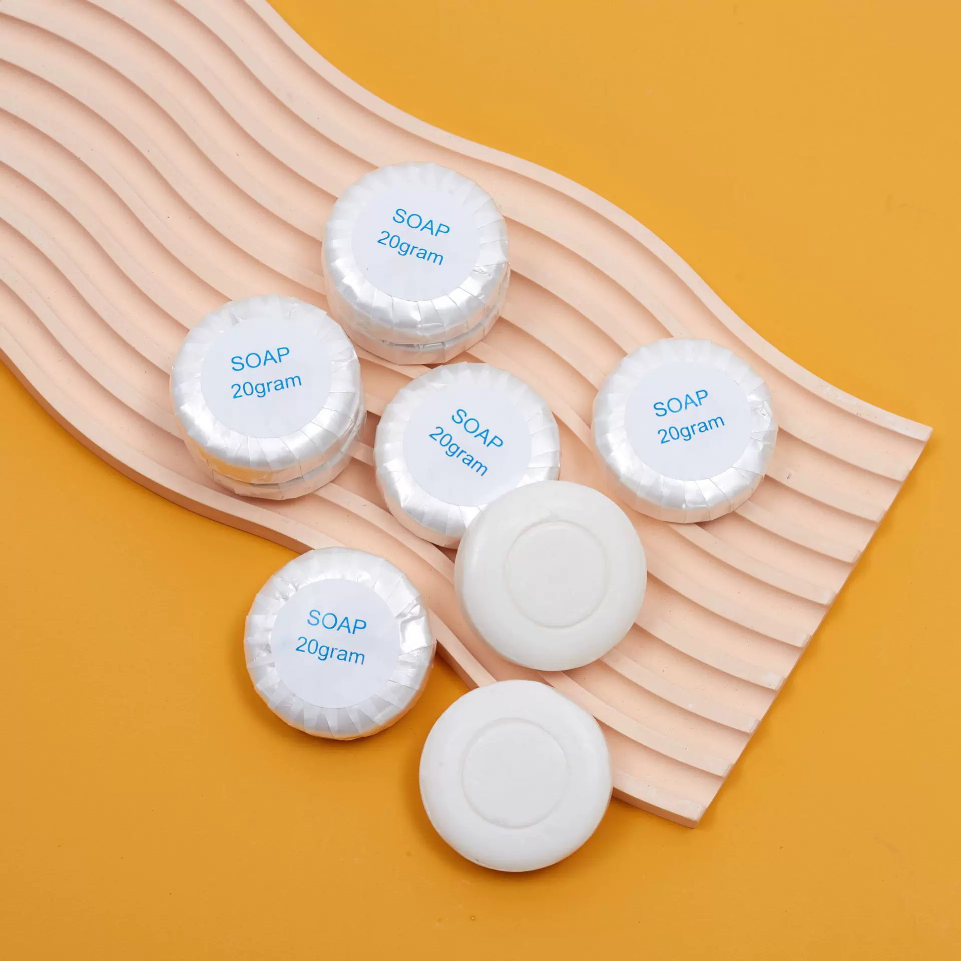 工厂批发一次性香皂酒店民宿包装圆形肥皂洗漱用品酒店民宿必备