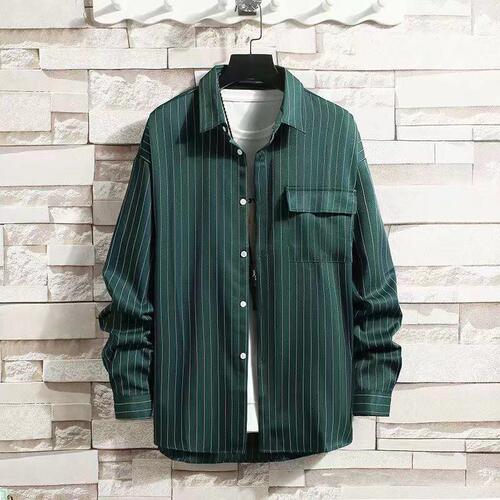 Men and Women Long Sleeve Couple Retro Checkered Four-Season Student Korean Style Trendy Versatile Shirt Blouse Loose Hong Kong Style