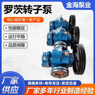 金海泵业罗茨转子泵18方罗茨泵铸钢保温泵沥青泵高效高温处理