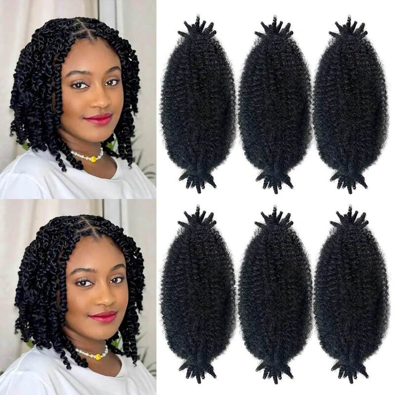 European and American Wig Braids for Women, Foreign Trade Cross-Border Hot-Selling Elastic African Twisted Caterpillar Braided Screw Curl Hair Extensions European and American Wig Braids for Women, Foreign Trade Cross-Border Hot-Selling Elastic African Twisted Caterpillar Braided Screw Curl Hair Extensions