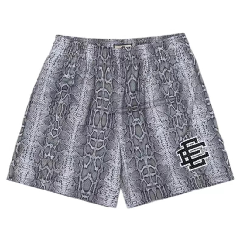 Eric Emanuel EE Pantalones cortos de malla para hombres y mujeres, pantalones de baloncesto deportivo de cuatro puntos