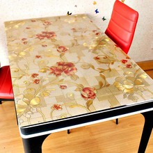 不透明方桌布软玻璃水晶板家用茶几桌垫pvc防水防烫免洗餐桌台浩