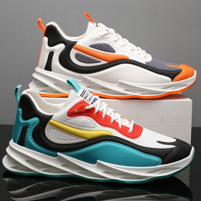 Nuevas zapatillas de moda casuales zapatos de hombre de altura de suela gruesa tendencia transpirable zapatos de carrera de moda zapatos de hombre al por mayor