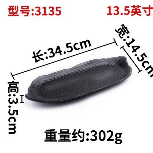 Platos de acompañamiento Vajilla creativa de restaurante comercial Platos de sabor de melamina Bar Ktv Platos de bocadillos Platos fríos de plástico Platos de doble rejilla