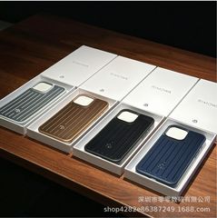 新型アルミ合金リンゴ/黒色スーツケース全包携帯ケースはiPhone16/15/14/13金属を適用する