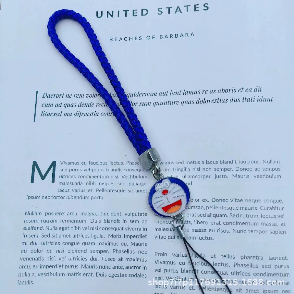 Мобильный телефон, короткий ремешок, мультяшная креативная USB-флешка, брелок, универсальный шнурок
