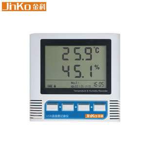 Jinko USB Temperature and Humidity Recorder Jk201/Jk201B Industrial Temperature and Humidity Meter