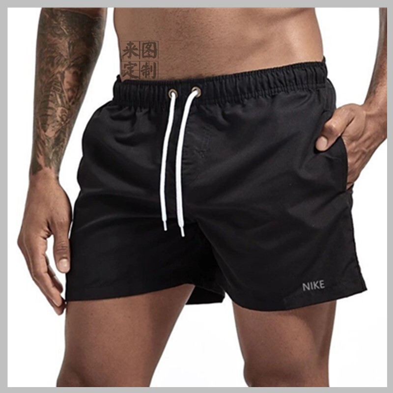 2025 Popular Men's Beach Shorts Sports Casual Shorts with Inner Mesh Three-Point Shorts Large Shorts Fashionable Versatile for Men and Women