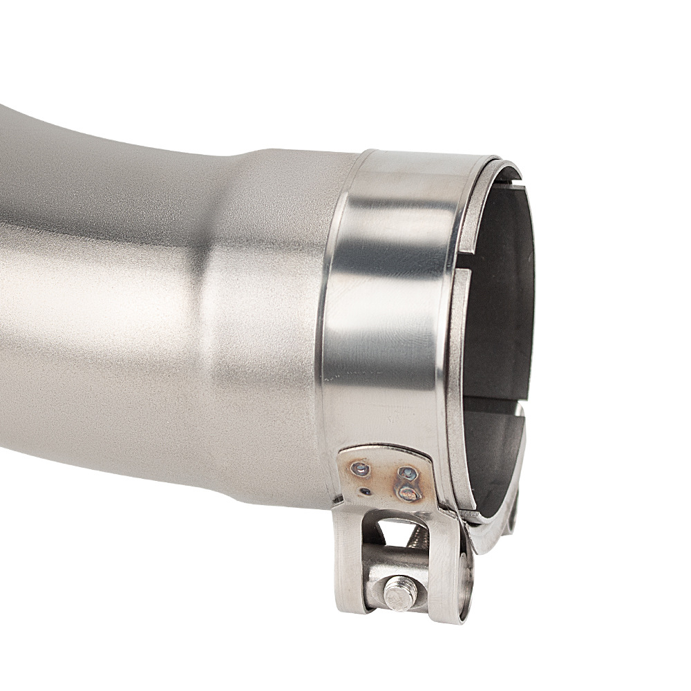 Suitable for Motorcycle Modification Exhaust Pipe Zx4Rr Zx4R Sc Three-Layer Stainless Steel Integrated Middle Section and Tail Section