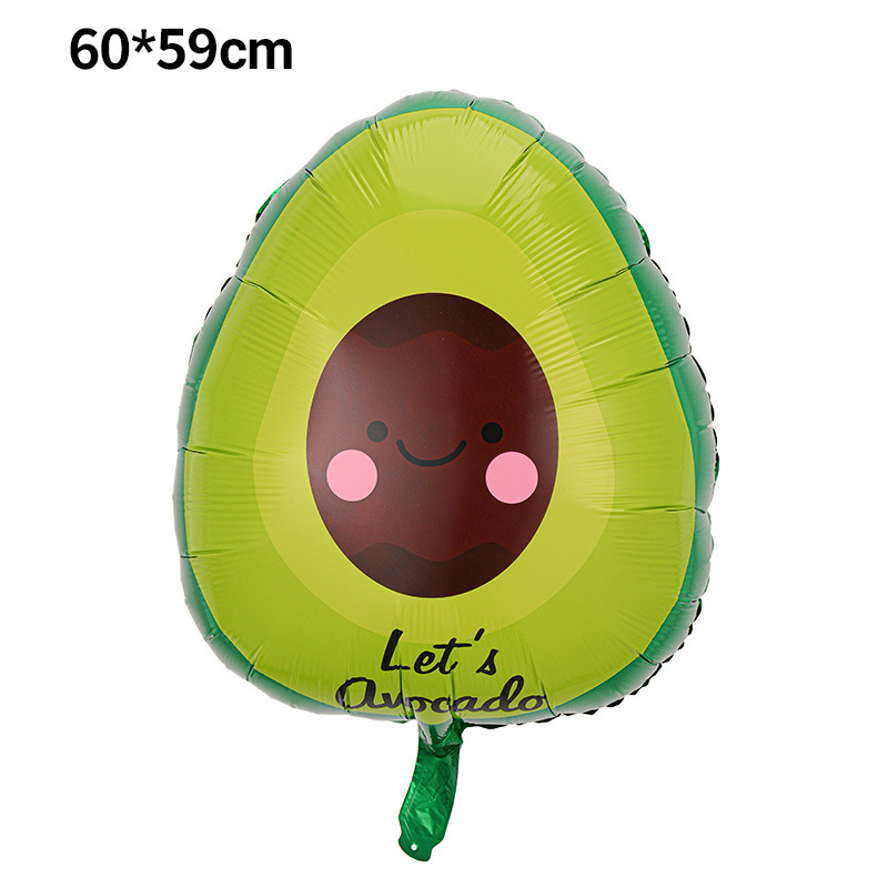 Globo de cactus transfronterizo Fiesta de carnaval Decoración Película de aluminio Burrito TACO Globo FIESTA Set