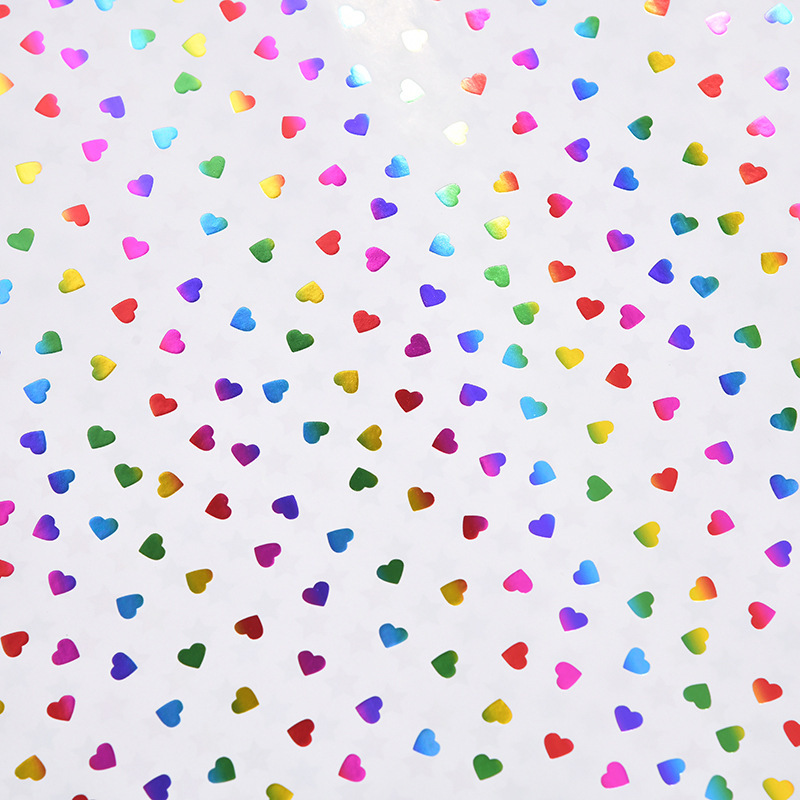Papel de Regalo de 520 Colores con Estampado en Caliente, Papel de Envolver para Regalos Navideños, Fabricante al por Mayor, Caja de Regalo para Cumpleaños y Día de San Valentín