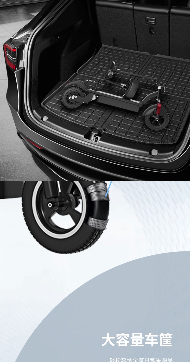 Foldable electric scooter, mini electric vehicle, lightweight and portable electric scooter for commuting to work, and other uses