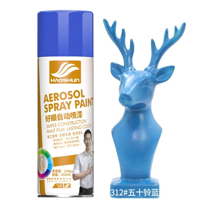 Haoshun automatic painting hand-cranked: Avtomobil boyası - isuzu-blue450ml230g