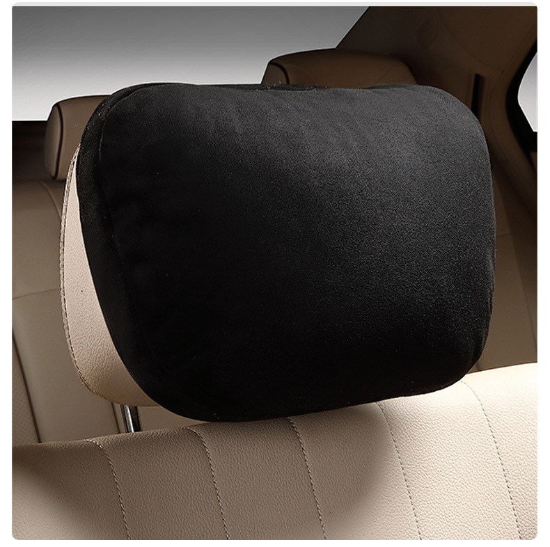 Suede car waist cushion car pillow suitable for Maybach headrest original neck pillow car headrest