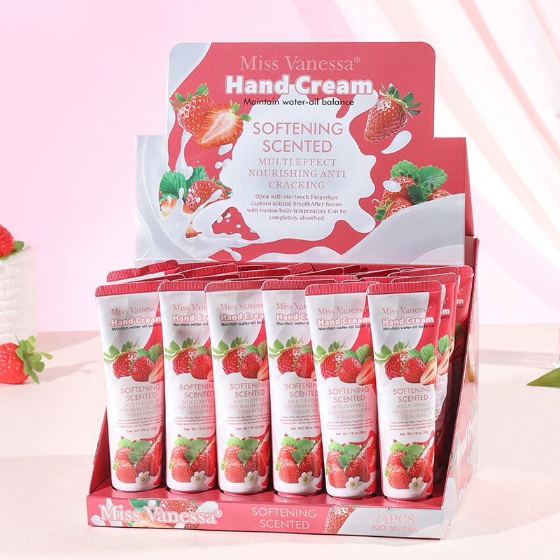 MissVanessa nuevo comercio exterior transfronterizo especial para hidratar, hidratar, anti-agrietamiento de la serie de frutas secas crema de manos