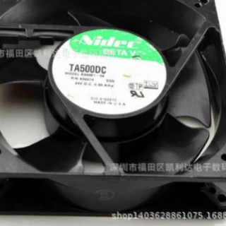 Nidec TA500DC A34361-58 DC24V 0.50A 12厘米 3线 散热风扇12738