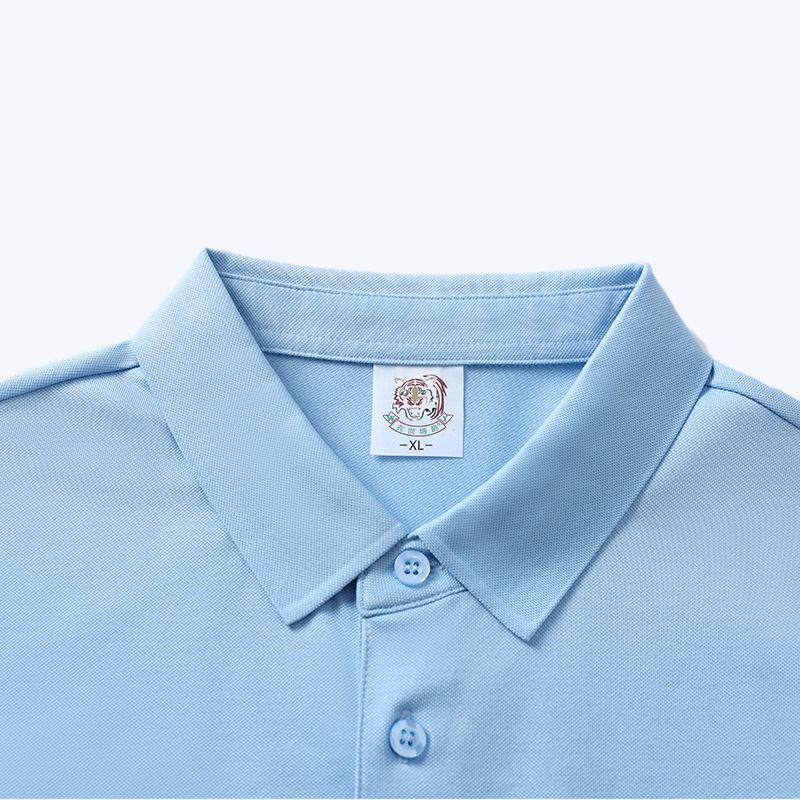 La solapa sin costura 7A antibacteriana sensación fría compañía equipo de deportes polo camiseta publicitaria ropa de trabajo camiseta personalizada