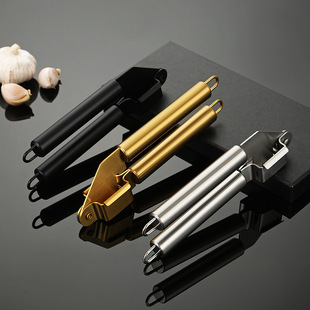 Stainless Steel Garlic Press Kitchen Garlic Masher Multifunctional Manual Garlic Peeler Garlic Clipper Can Be Plated Garlic Crusher
