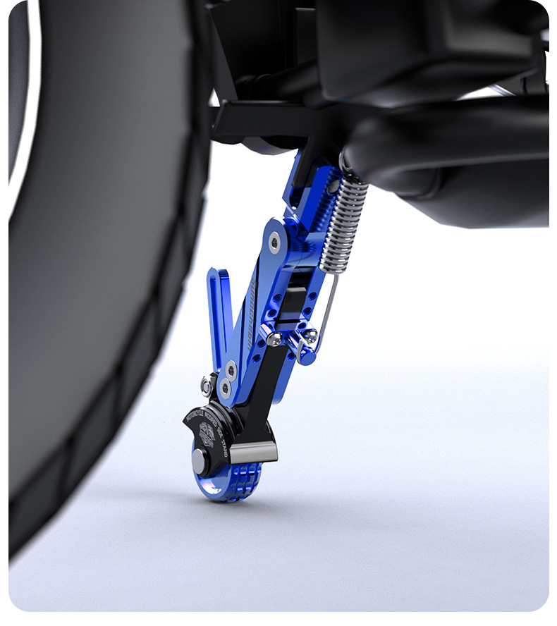 Electric vehicle adjustable single support calf side bracket electric motorcycle side support scooter battery car tripod universal