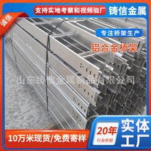 铝合金线槽200*200抗氧化防腐光伏电站梯式非标加工铝合金桥架