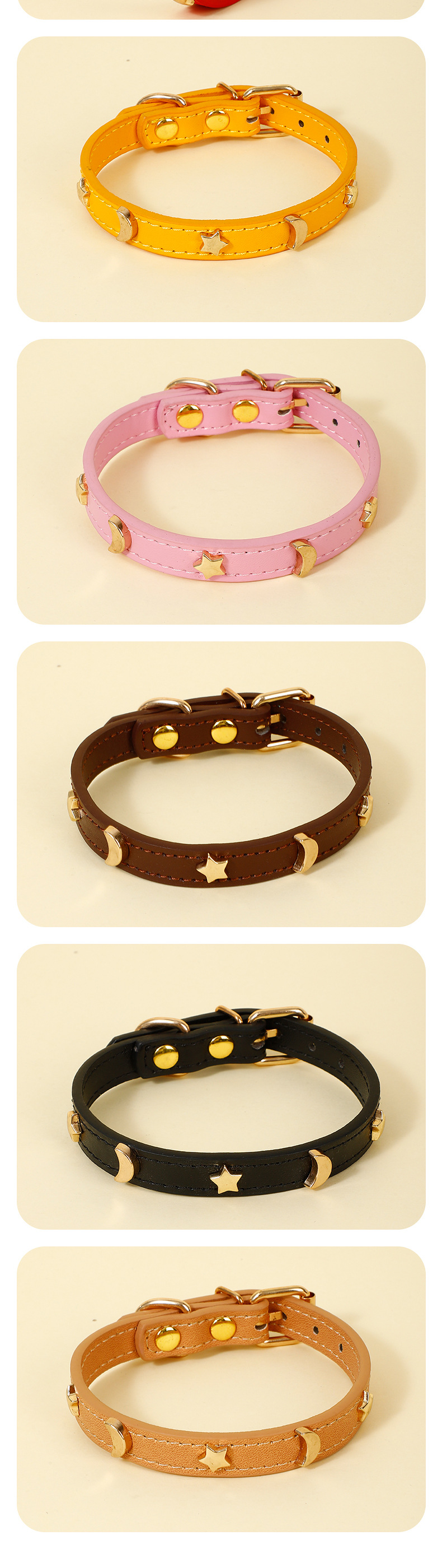 Title 2, Coleira Pet Estrela Lua Simples Anti Mordida De...