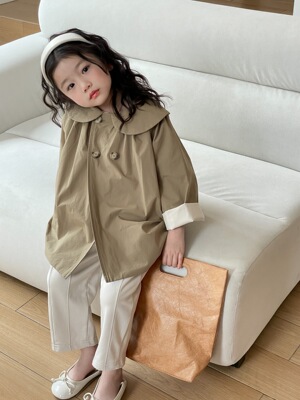 萱萱酱 Куртка, детский плащ подходит для мужчин и женщин, в корейском стиле