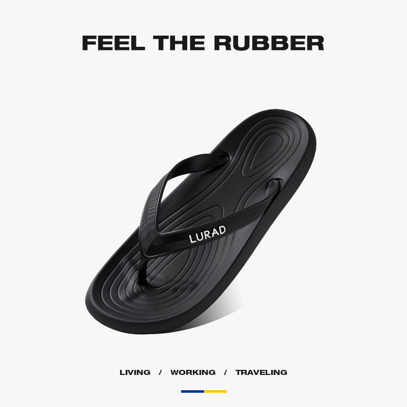 Flip-flops men's non-slip deodorant wear-resistant outdoor beach slippers men's home flip-flops wholesale