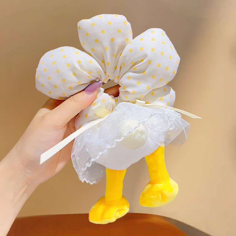 Mickey culo, lunares, flores, círculos para el cabello del intestino grueso, linda cabeza de bola, cabello de placa de dibujos animados, tocado de sentido avanzado, cuerda para la cabeza de felpa