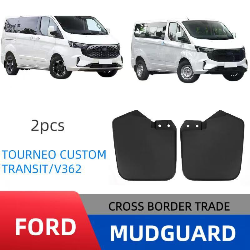 Suitable for Ford Tourneo Custom Transit V362 Tourneo Custom Transit Front 2-Piece Car Mudguard Suitable for Ford Tourneo Custom Transit V362 Tourneo Custom Transit Front 2-Piece Car Mudguard