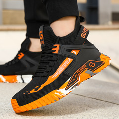 Safety shoes with anti-puncture and anti-impact, new for all seasons, cross-border, wear-resistant, non-slip, comfortable, soft, and safe protective construction site shoes.