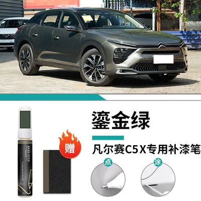 Dongfeng Citroen Versailles c5x Car wax - versailles-c5x-special-gilt-green-touch-up-pen-frosted-paper