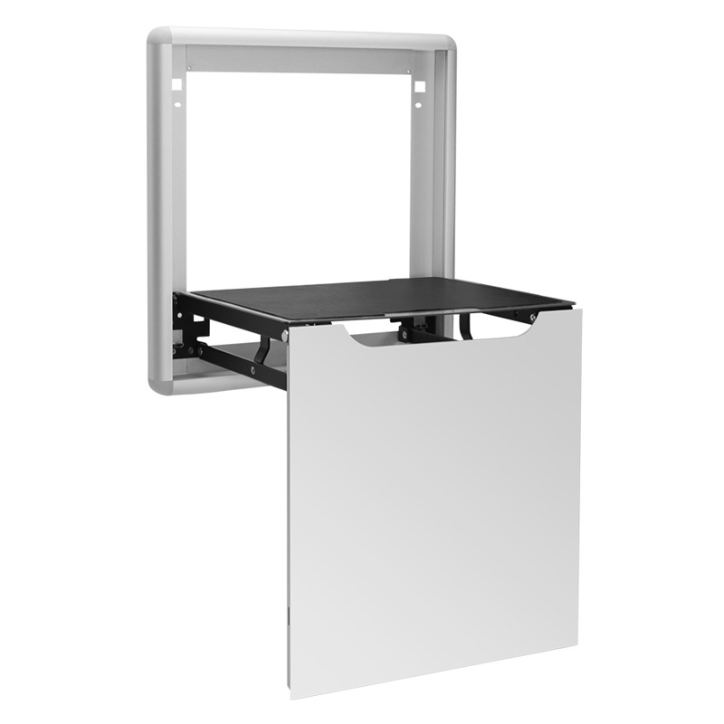 Ultra-Delgado oculto taburete plegable multi-funcional hogar pasillo silla plegable zapato cambiante taburete montado en la pared-montado taburete zapato