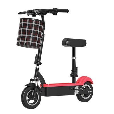 Qatlanan elektrik skuterlər mini electric vehicles, lightweight and - 24v-red-brushed-motor-12a-lithium-battery-with-a-range-of-40-60-miles