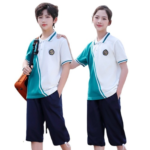 Fruit fruit student summer primary and middle school school uniform kindergarten uniform children's sports class T-shirt for big and small children short sleeve