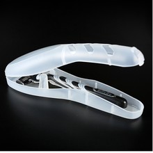 跨境热销便携式剃须刀收纳盒 女士剃脱毛刀盒子 透明防水防尘盒