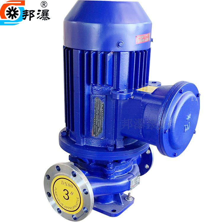 IHGB立式单级单吸管道化工泵 IHGB32-160 不锈钢防爆管道泵厂家