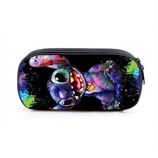 Stitch Stitch Pencil Case Student Stationery Cartoon Printing Amazon Pattern Factory Pencil Case Coin Purse