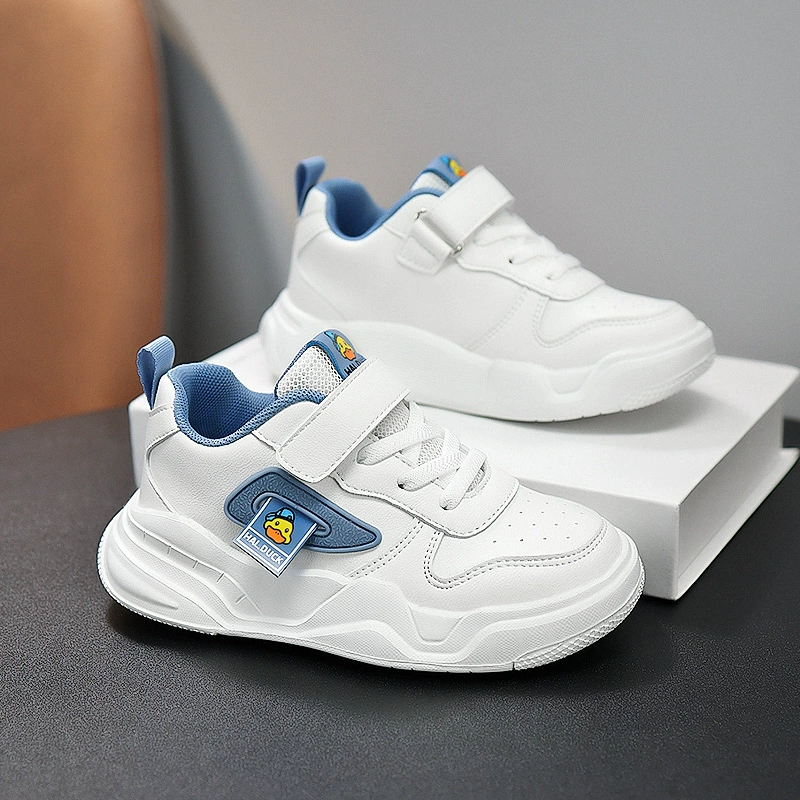 Маленькая желтая утка детская маленькая белая обувь для мальчиков кожаная обувь водонепроницаемая обувь для девочек