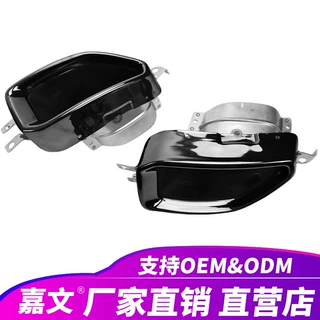 适用于宝马新款3系列G20 G28 运动型钛黑色尾喉消声器排气管改装