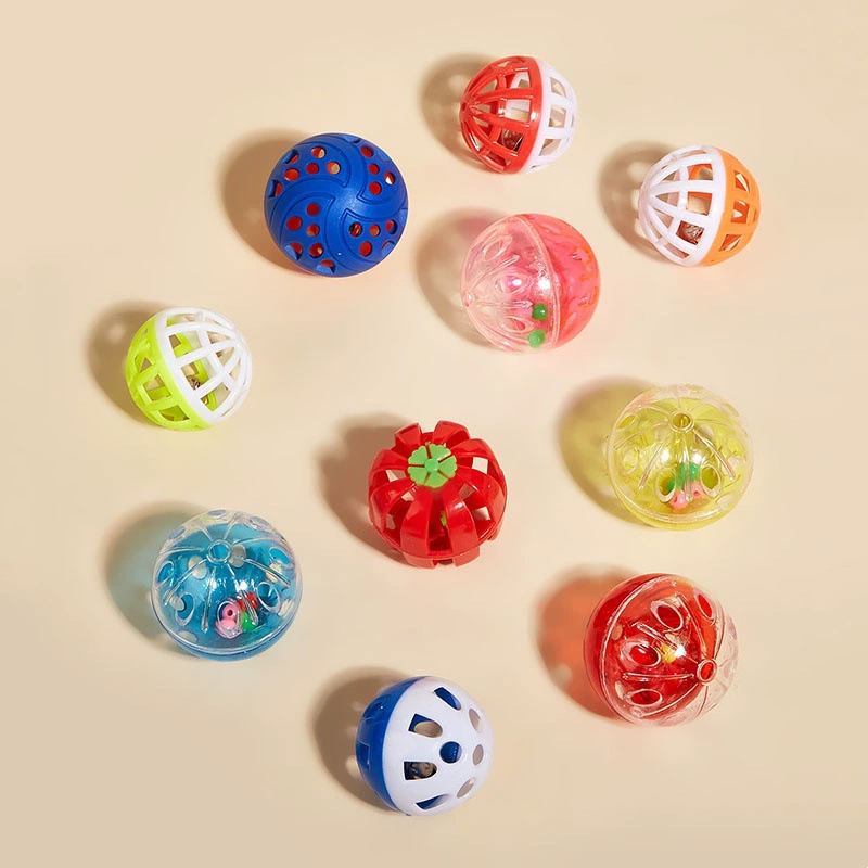 Plastic small bell, toy, makes sounds, pet, can bite, cat