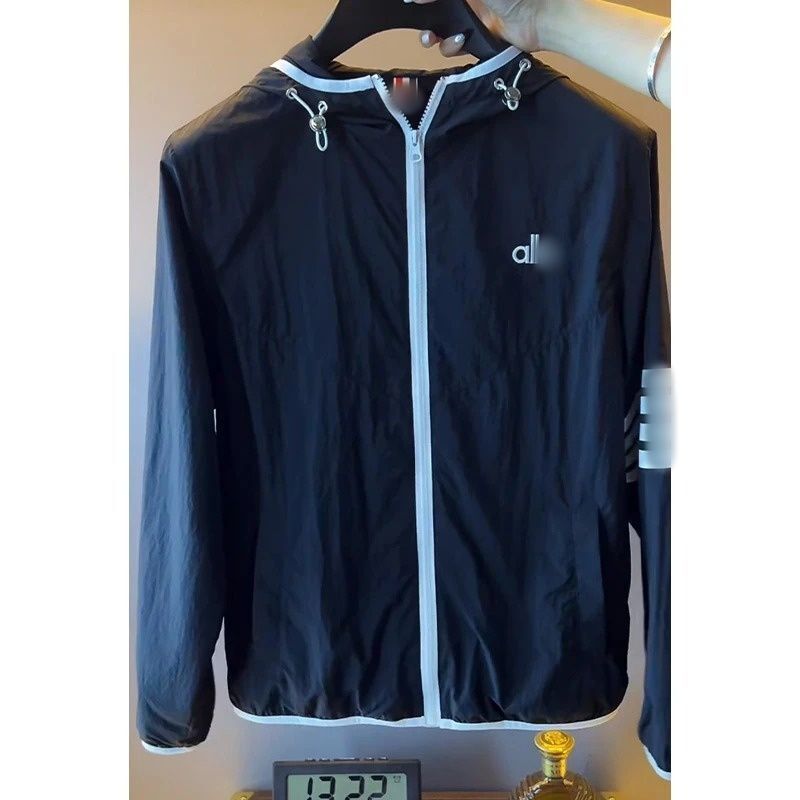 Spring new fashion men's simple trendy light luxury personalized versatile design slim-fit hooded jacket