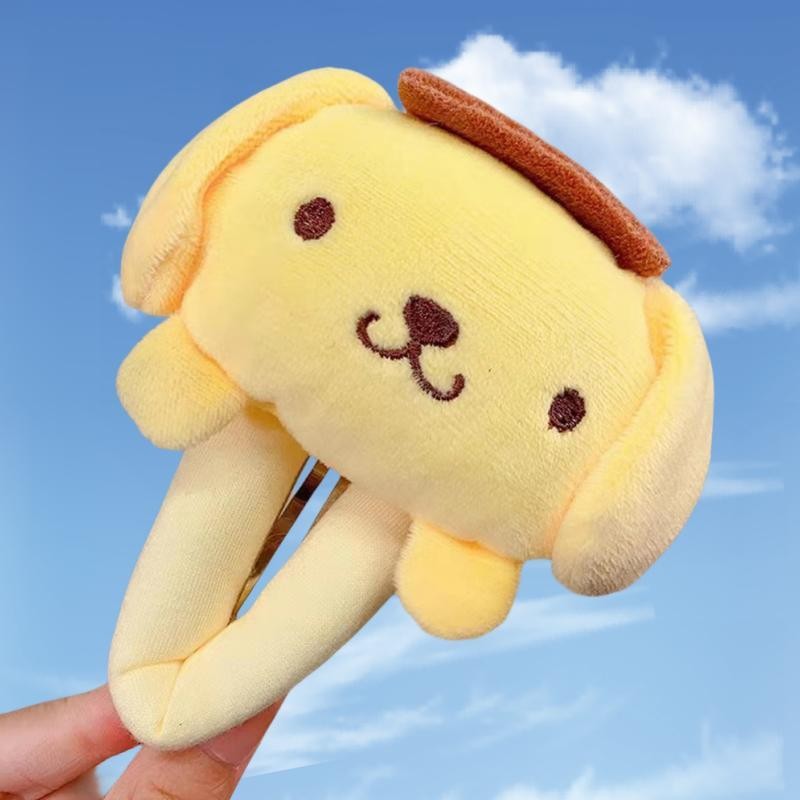 Mantequilla de dibujos animados oso peluche broche de cabello otoño invierno lindo chica frente fría cabello rotura frangeo BB clip lateral broche de cabello image 10